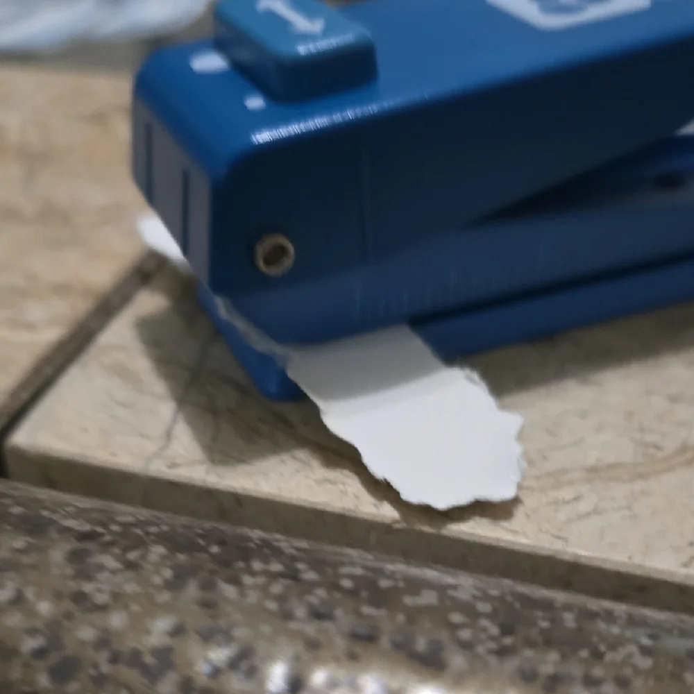 Blue Doodle Crate Hole Punch - Adjustable for 2 Sizes